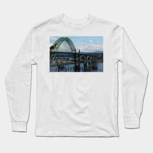 The Bridges Of Oregon's Coast - The Alsea Bay Bridge © Long Sleeve T-Shirt